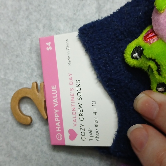 Women's Valentine's Day Socks Set Of 3 - Picture 4 of 4